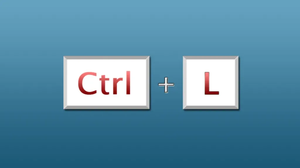 Ctrl L