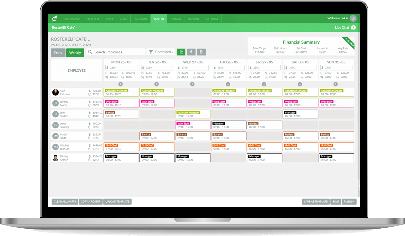 time clock app