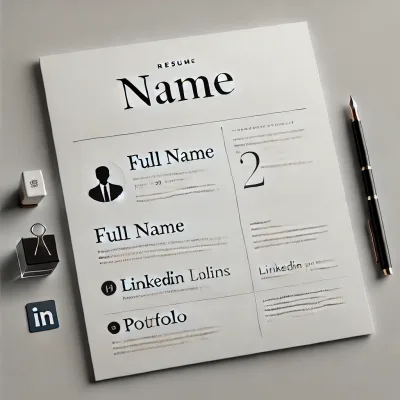 Resume header
