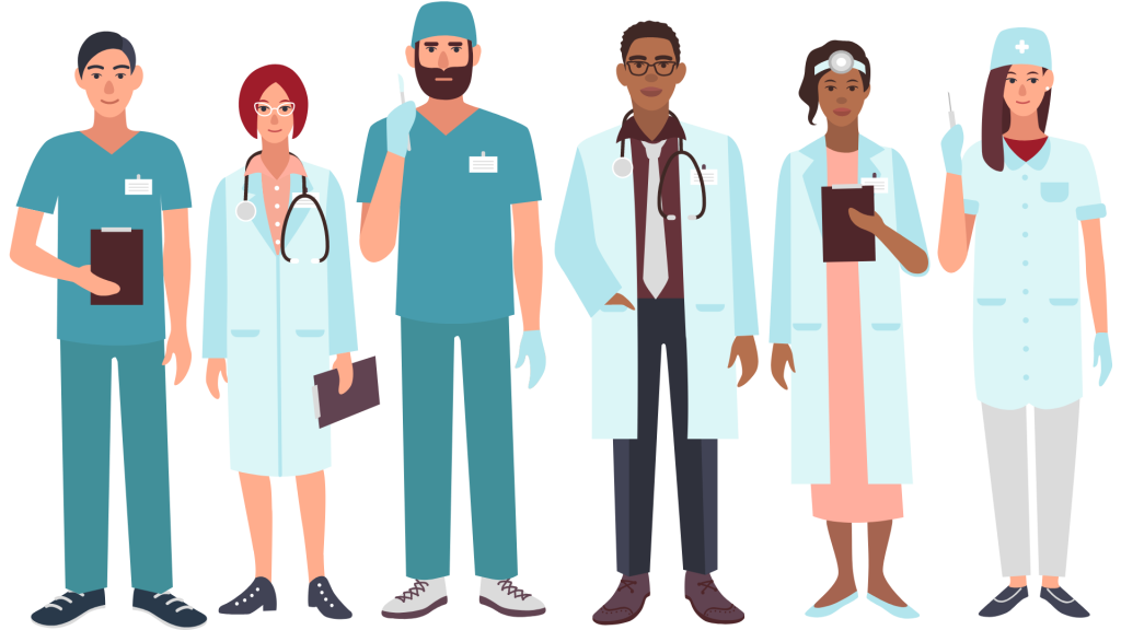 healthcare people graphic