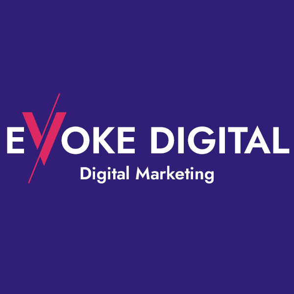 evoke digital blue logo